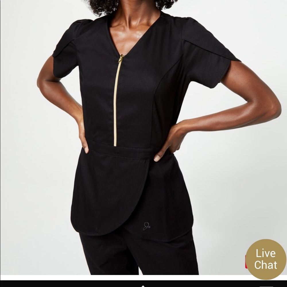 BRAND NEW WITH TAGS! Black scrub set
